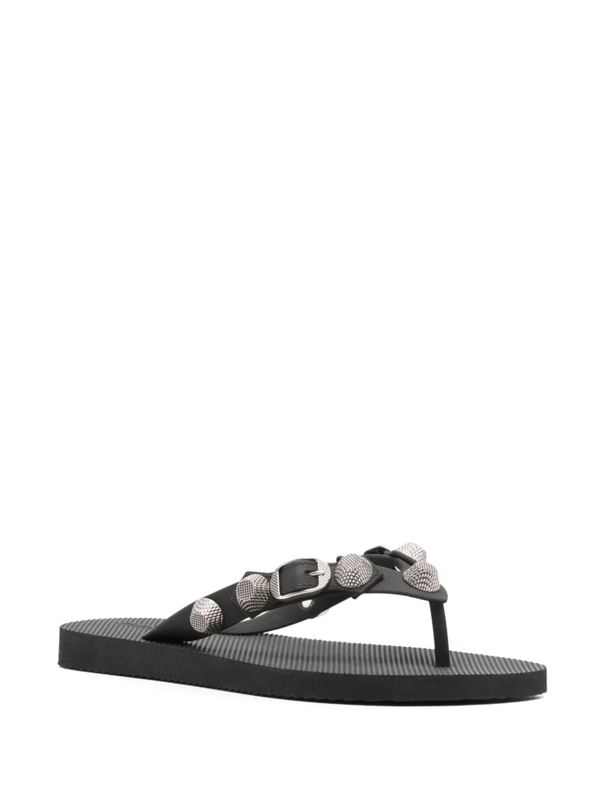 Balenciaga Cagole Studded Flip Flops
