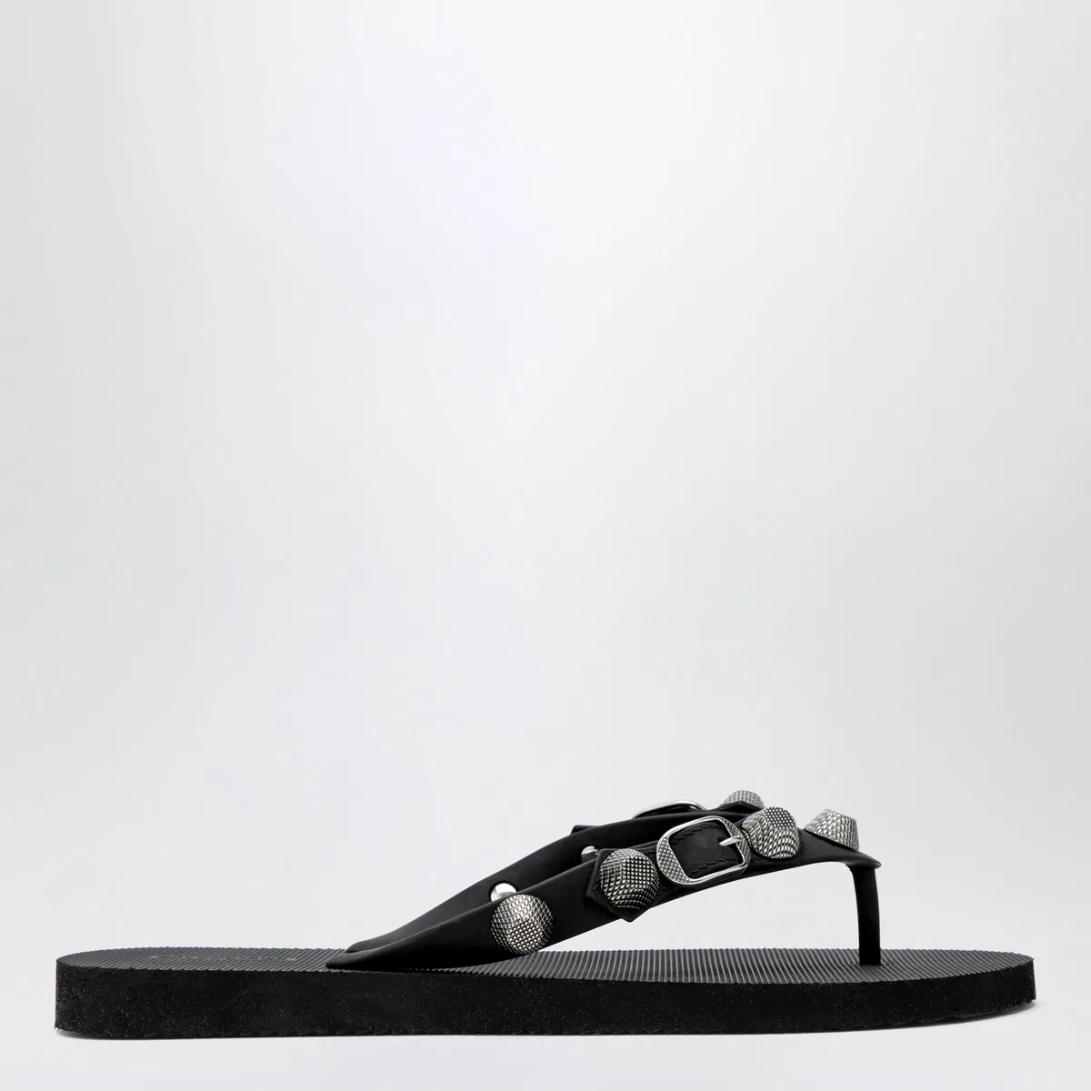 Balenciaga Cagole Studded Flip Flops