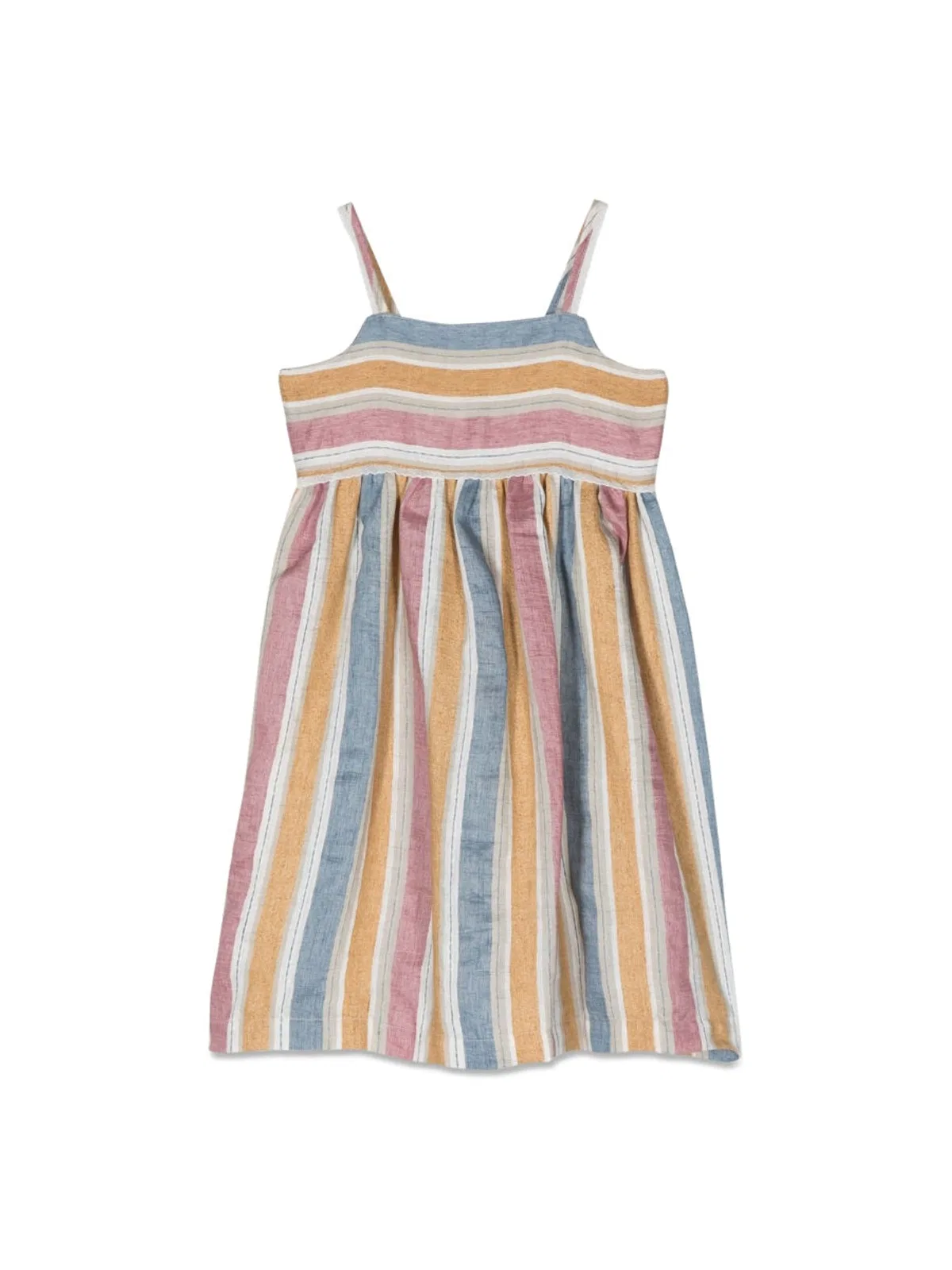 Il Gufo Striped Sleeveless Dress