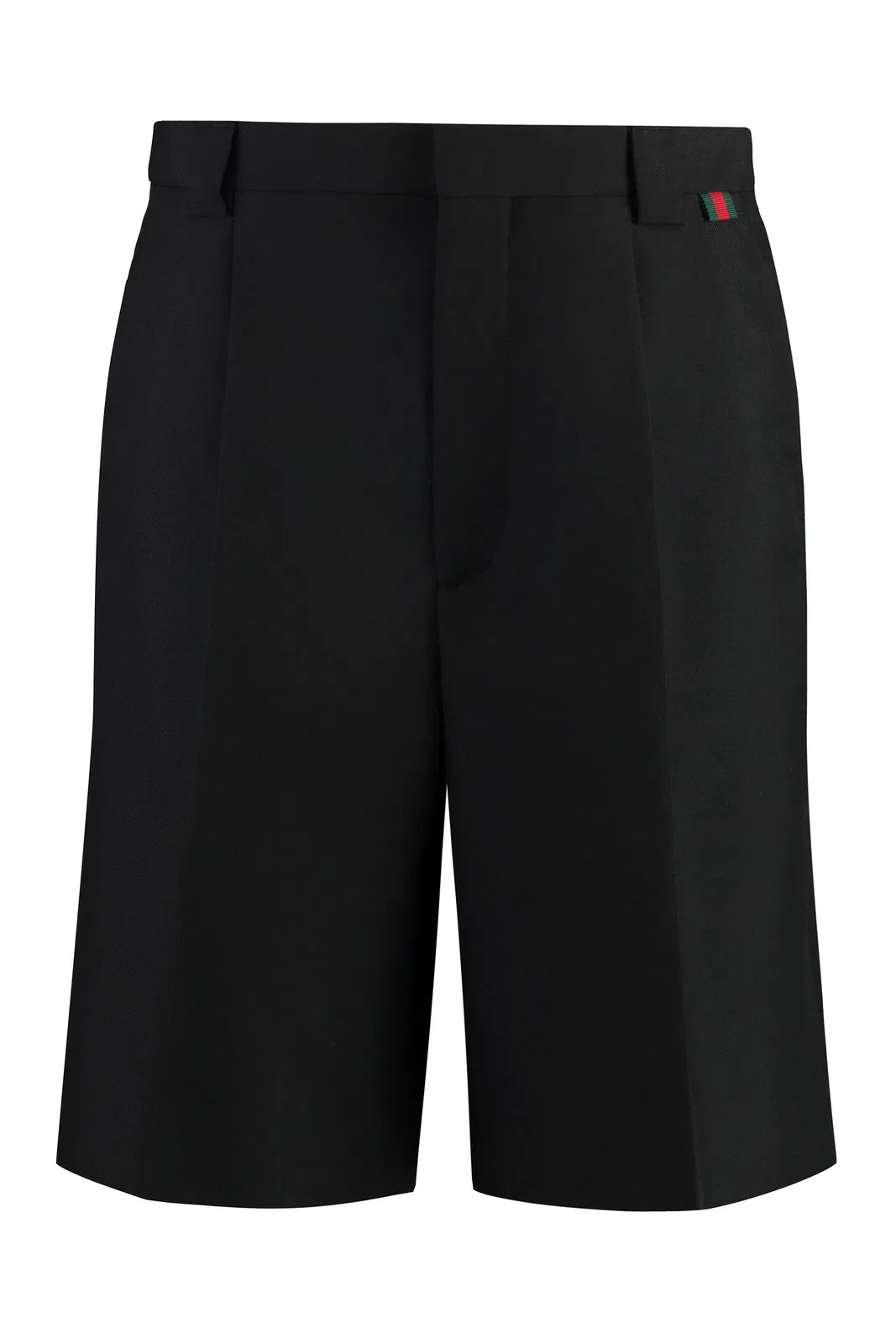 Gucci Black Twill Bermuda Shorts