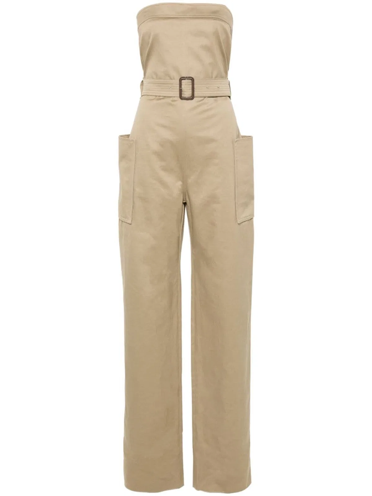 Saint Laurent Cotton Gabardine Jumpsuit