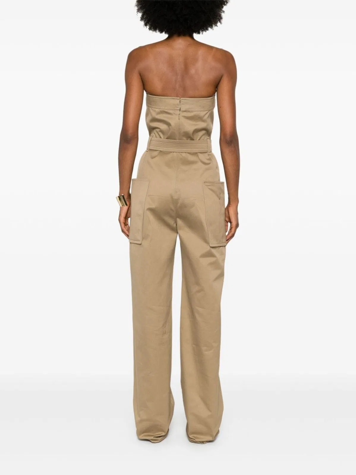 Saint Laurent Cotton Gabardine Jumpsuit