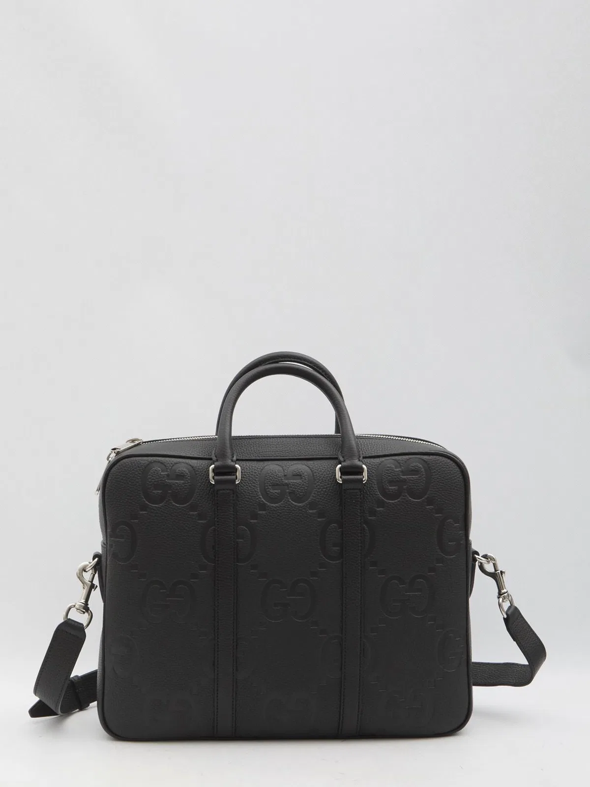 Gucci Black Leather Briefcase
