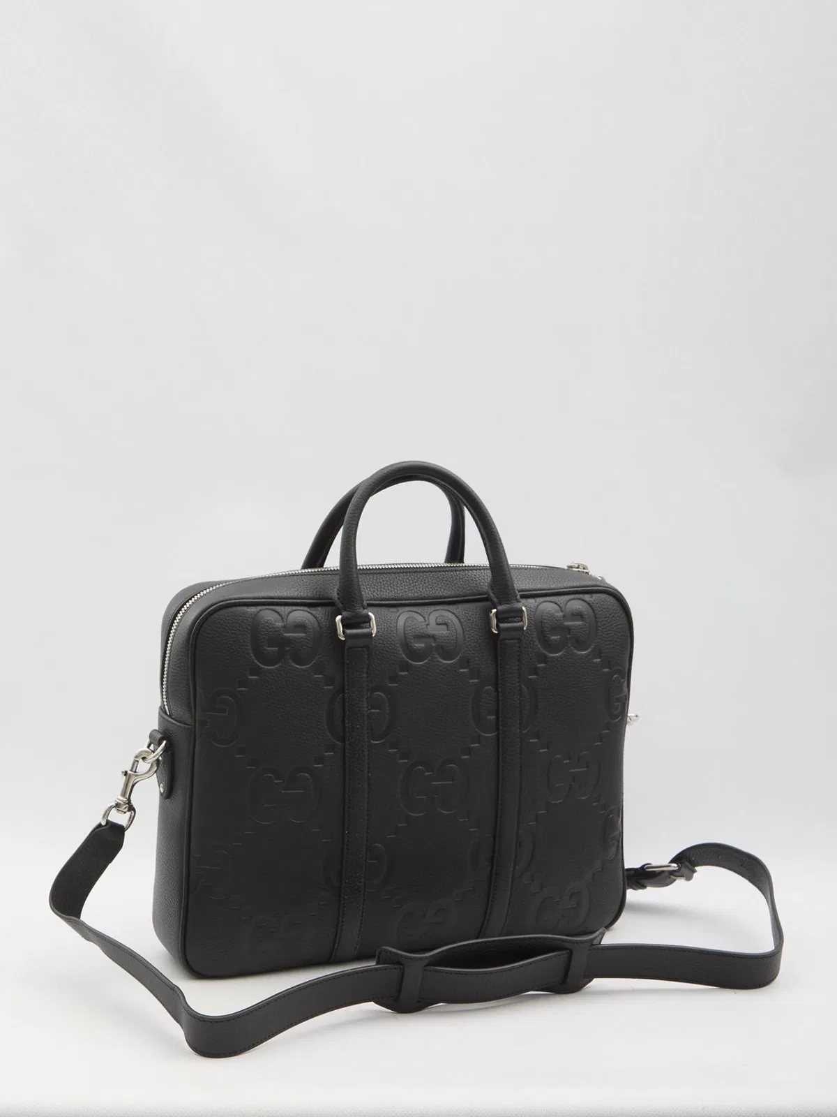 Gucci Black Leather Briefcase
