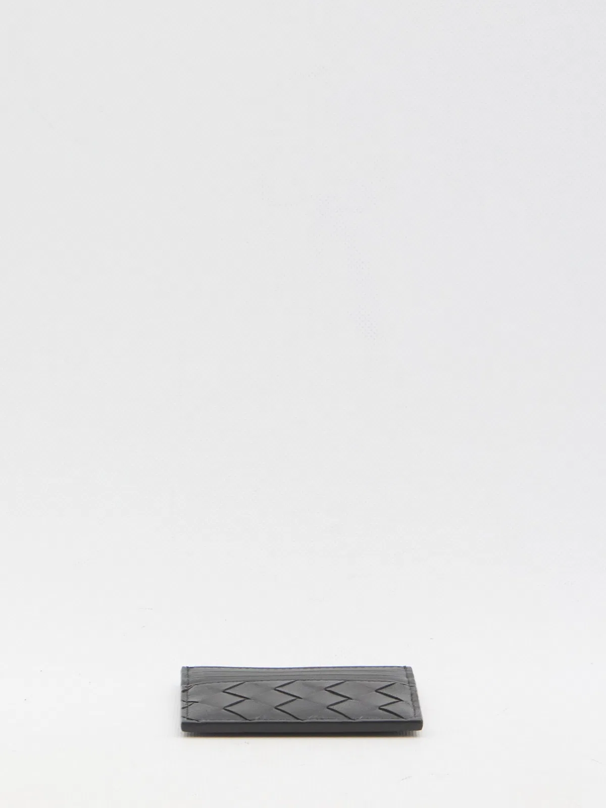 Bottega Veneta Black Leather Intrecciato Card Case