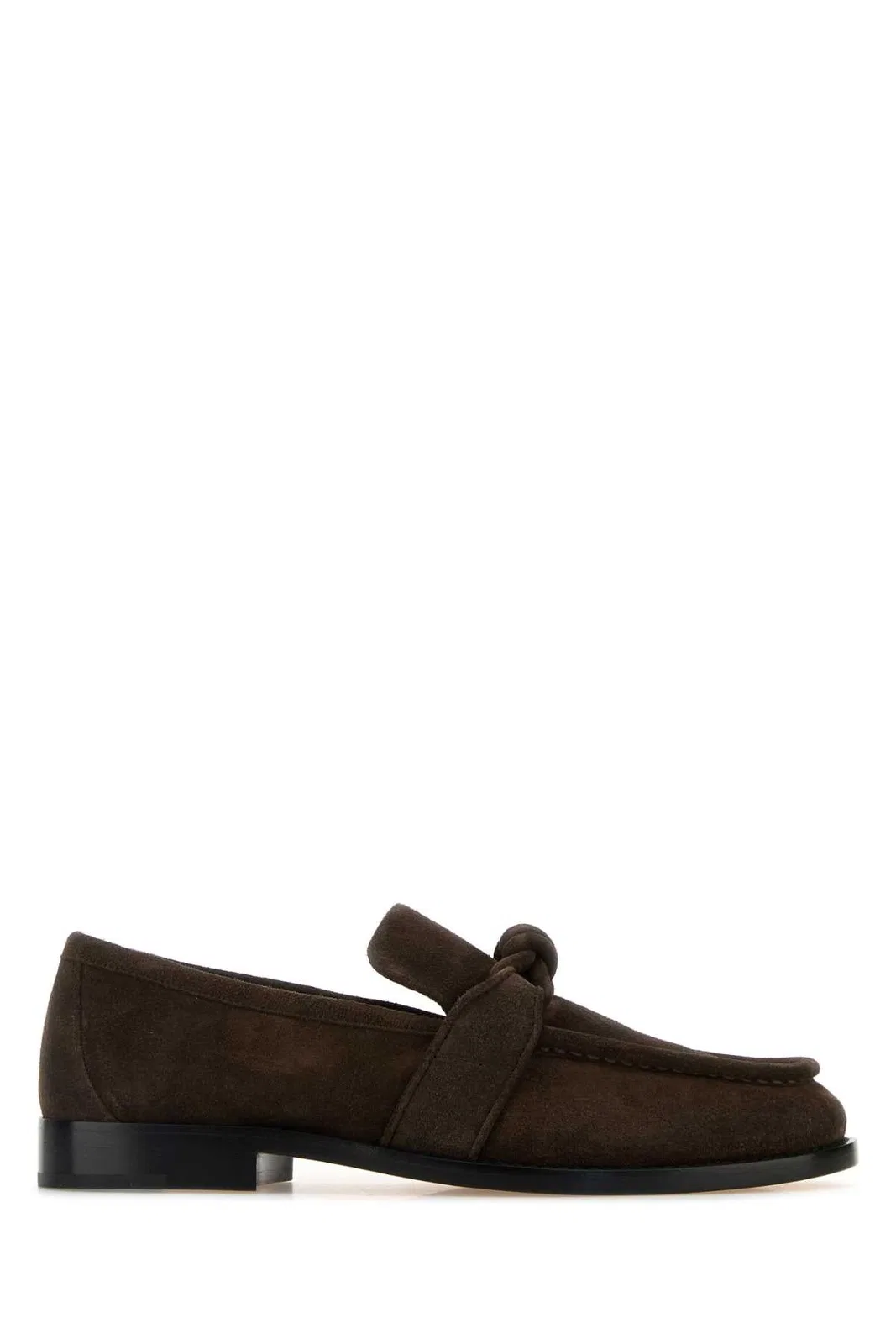 Bottega Veneta Fondant Brown Suede Calf Leather Loafers