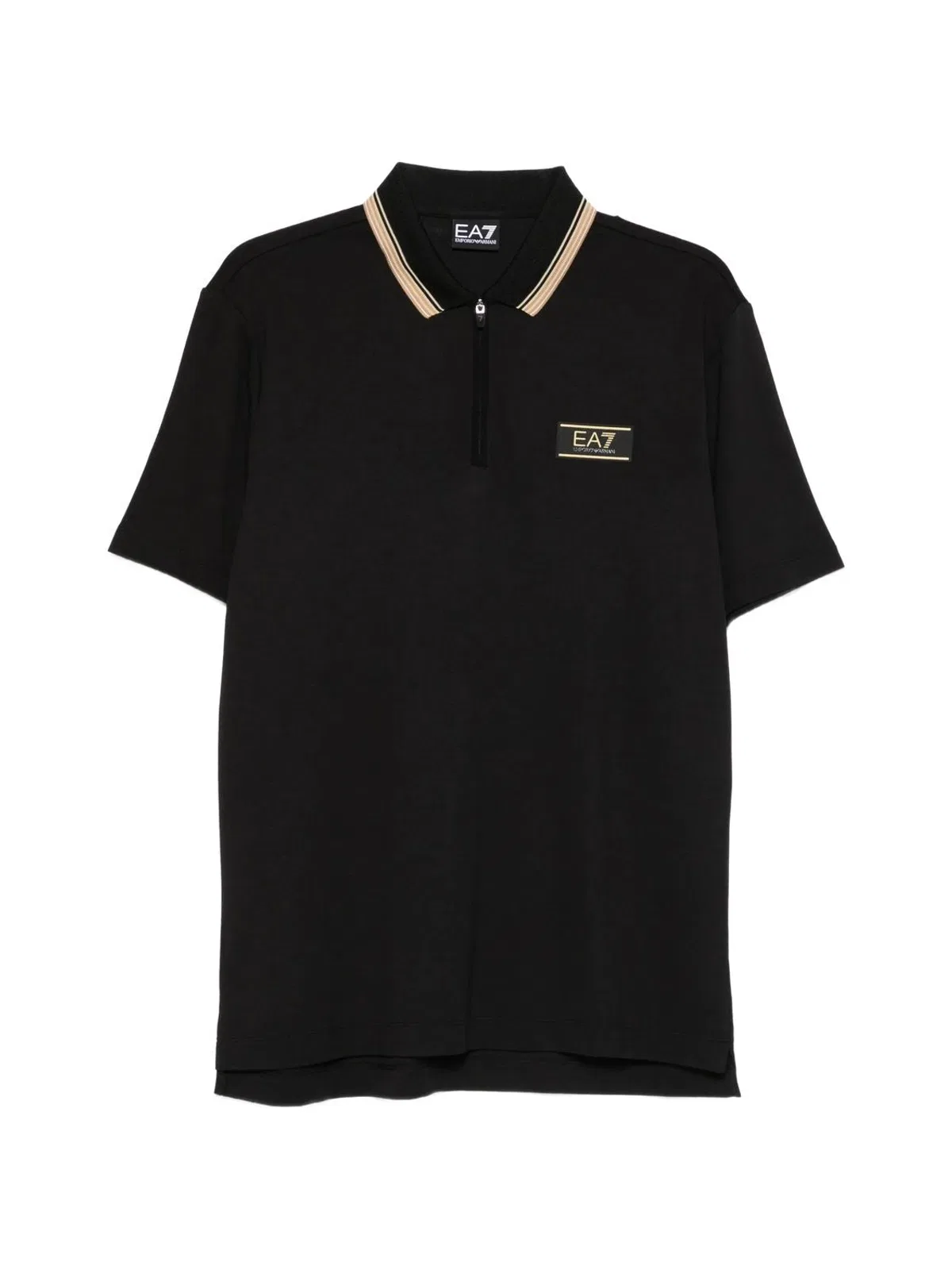 EA7 Logo-Patch Polo Shirt