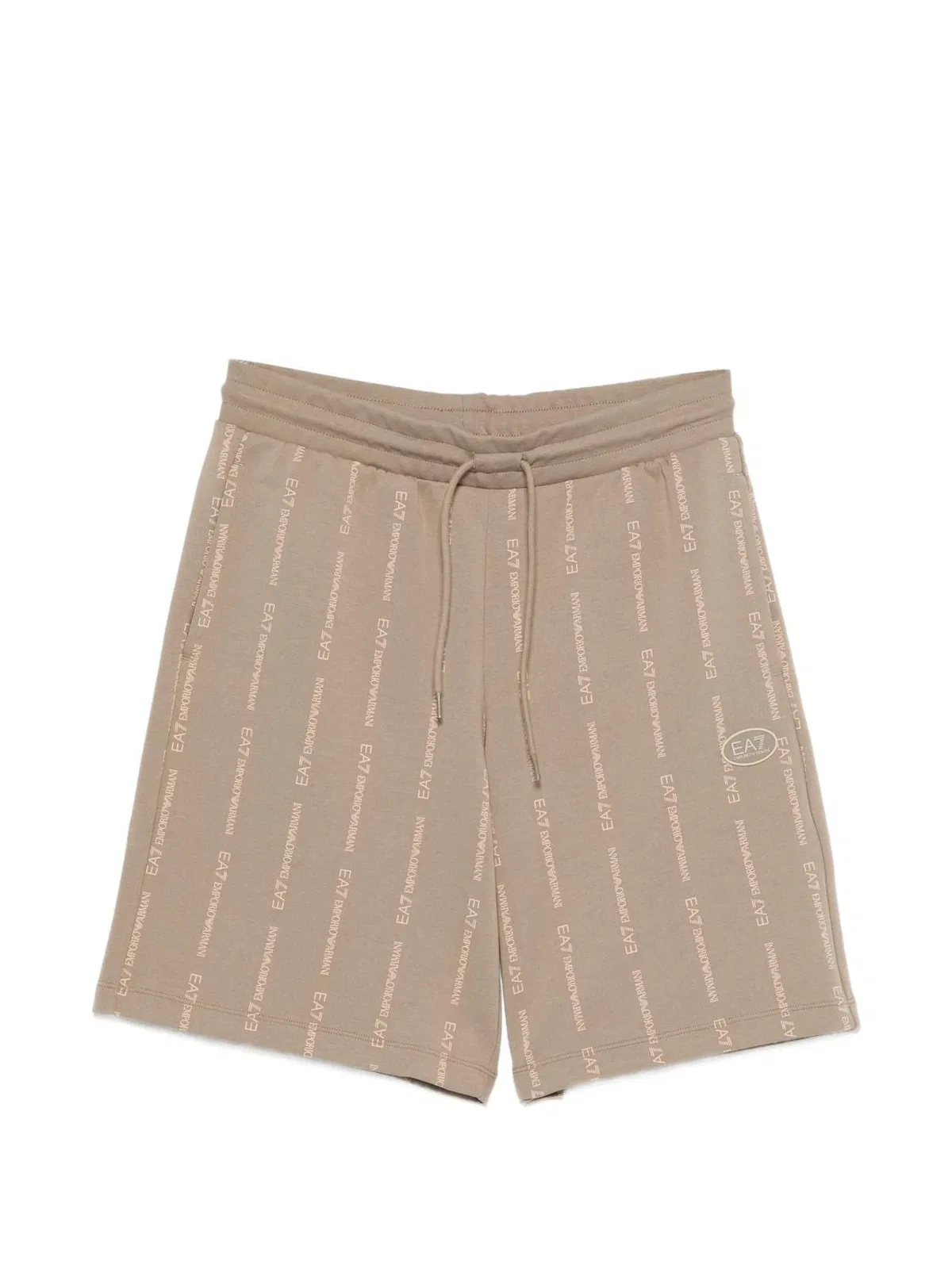 EA7 Logo-Print Shorts