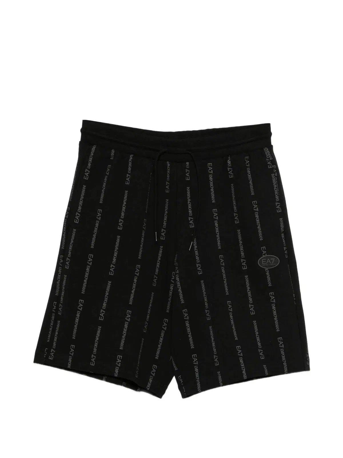 EA7 Logo-Print Shorts