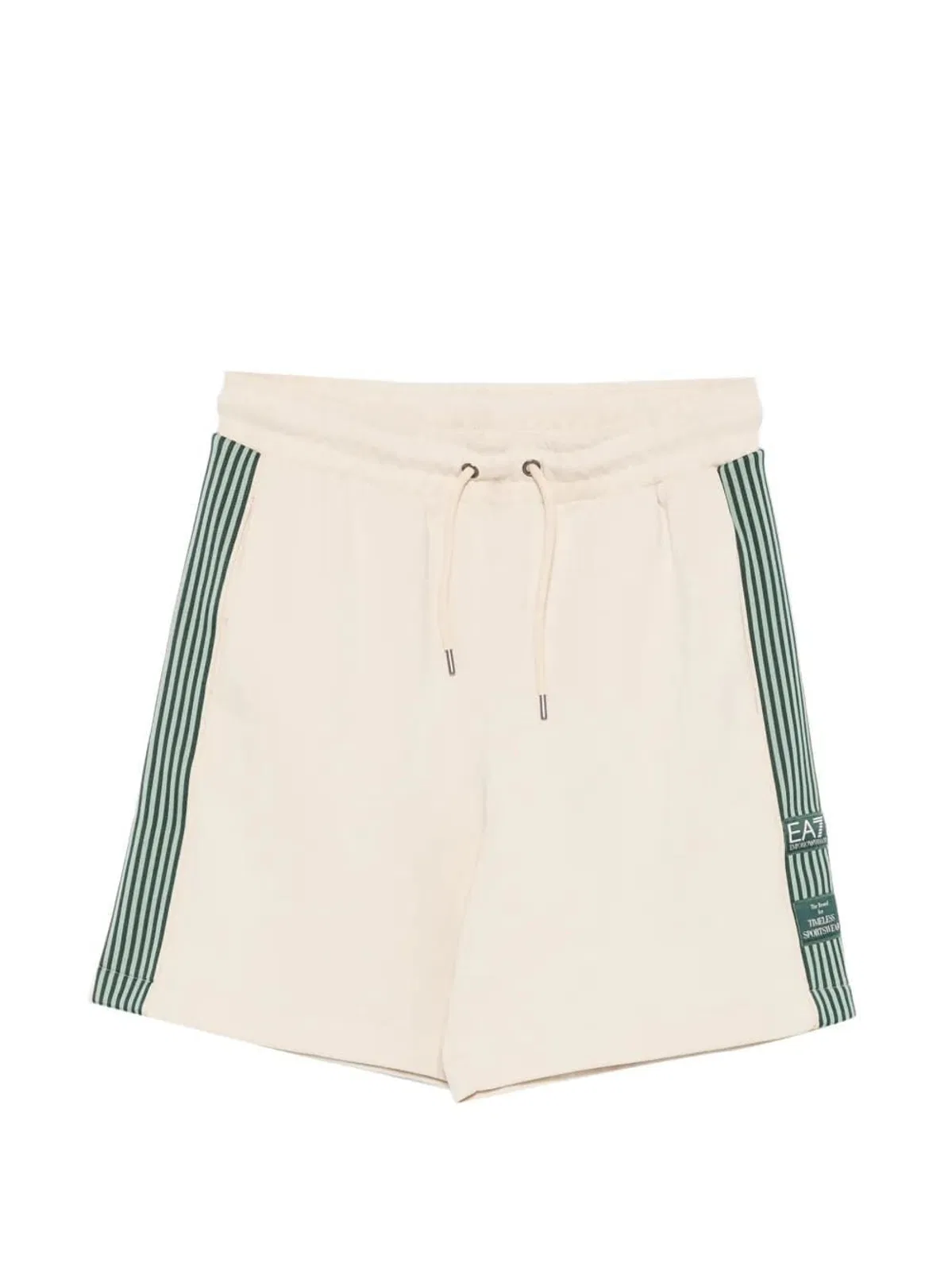 EA7 Emporio Armani Striped-Trim Logo-Patch S
