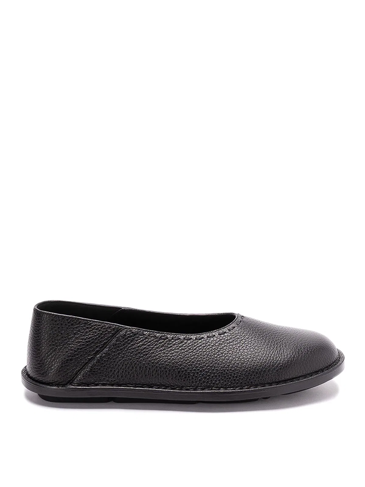 Fendi Black Calfskin Ballerinas