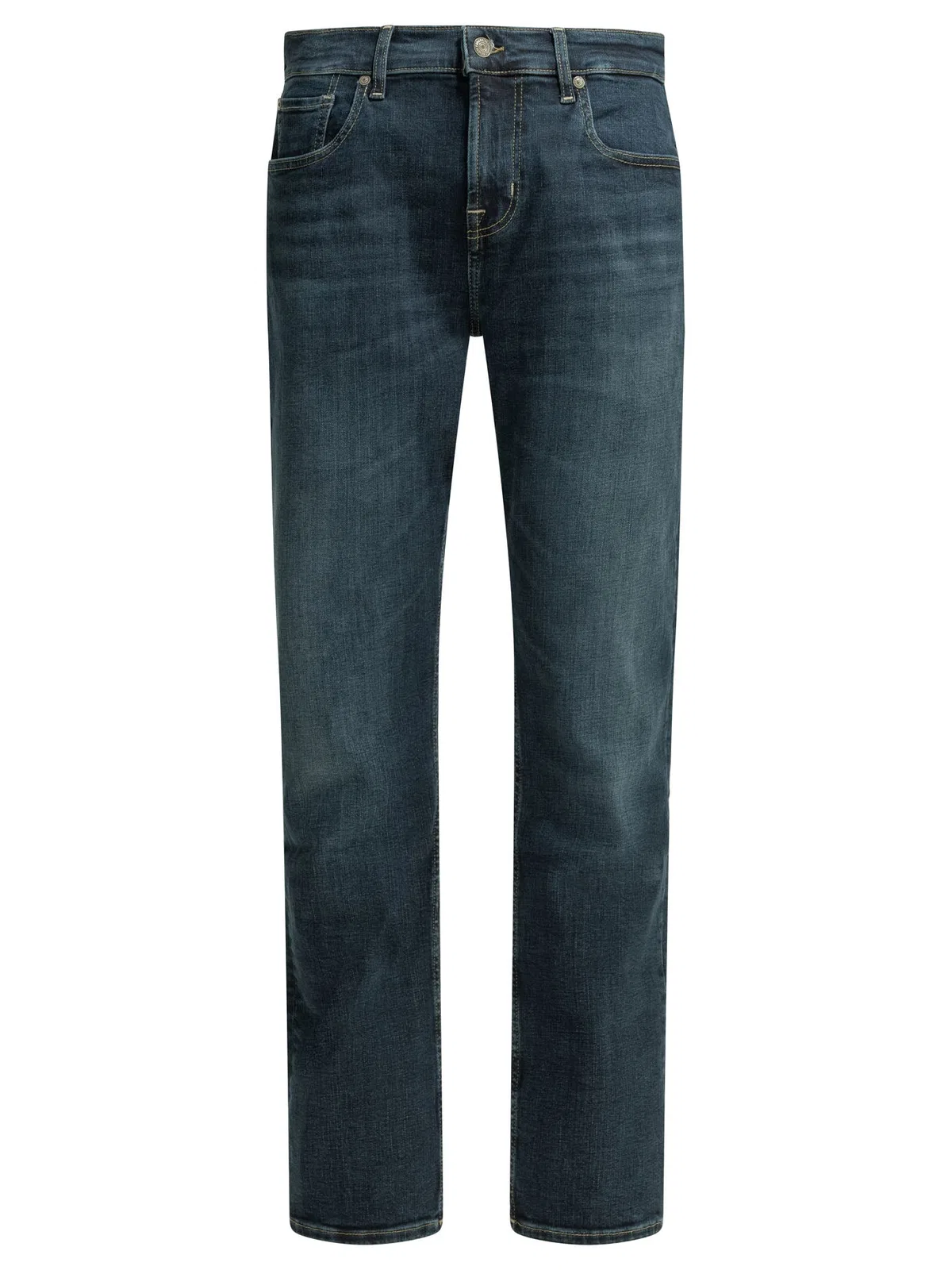7 For All Mankind Blue Cotton Elastane Jeans