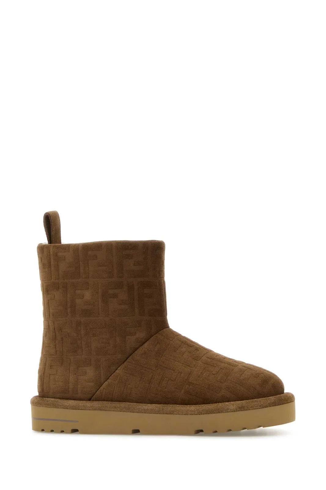 Fendi Brown Suede Ankle Boots