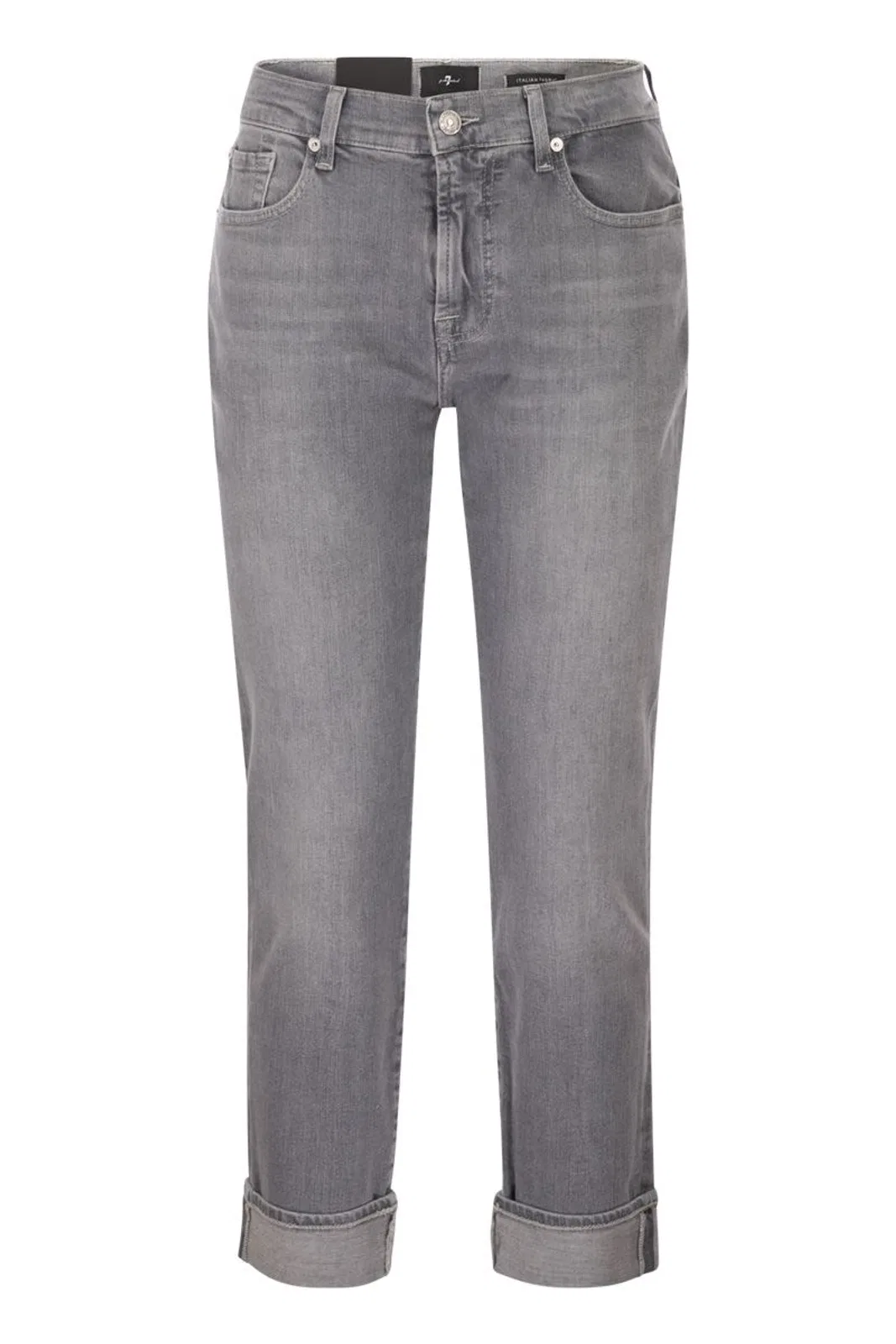 7 For All Mankind Relaxed Skinny - Medium Waist Boyfriend 