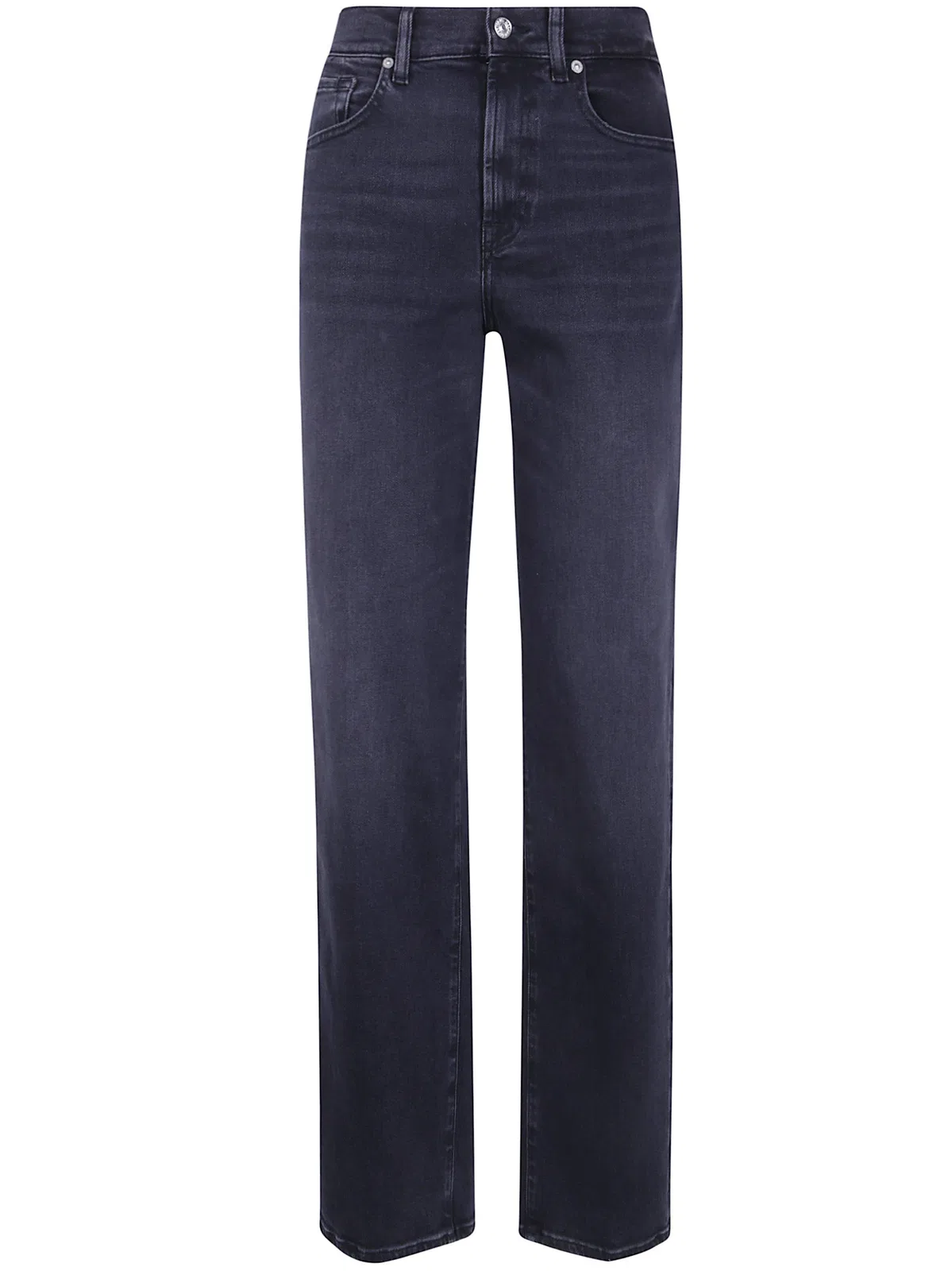 Seven For All Mankind "Stovepipe" Classic Wide Leg Denim