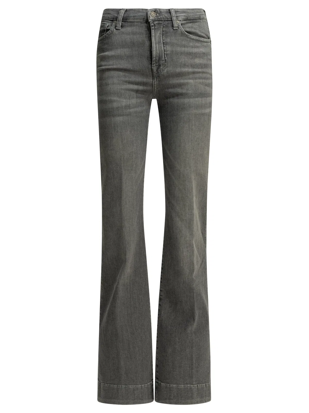 7 For All Mankind Grey Cotton Elastomultiester Elastane Je