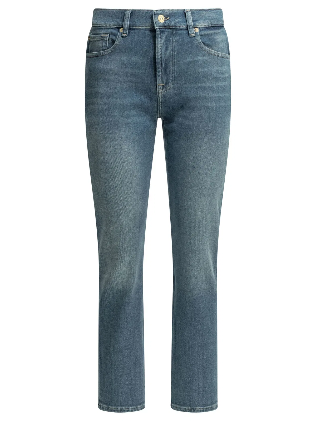 7 For All Mankind Lightblue Cotton Modal Elastomultiester 