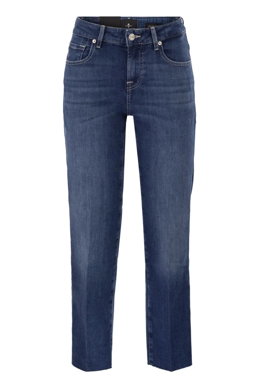 7 For All Mankind Calie Straight Ankle Stretch Denim Jeans