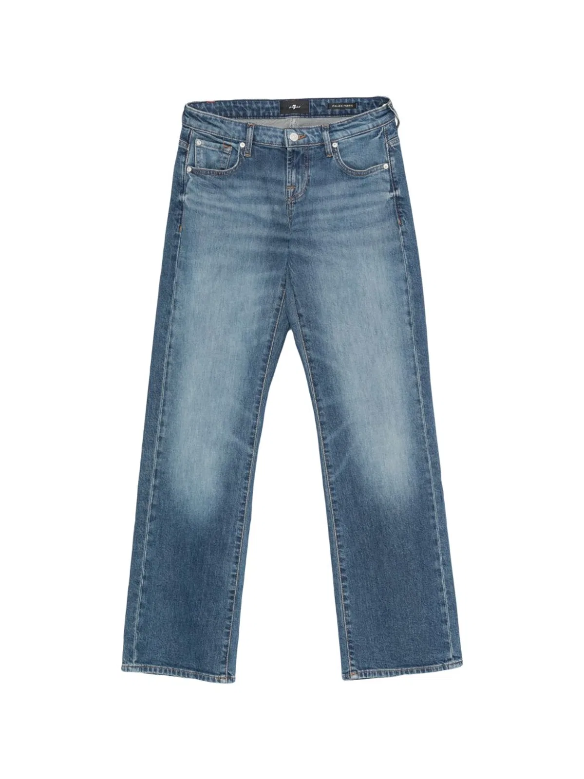 Seven Low Straight Denim Jeans
