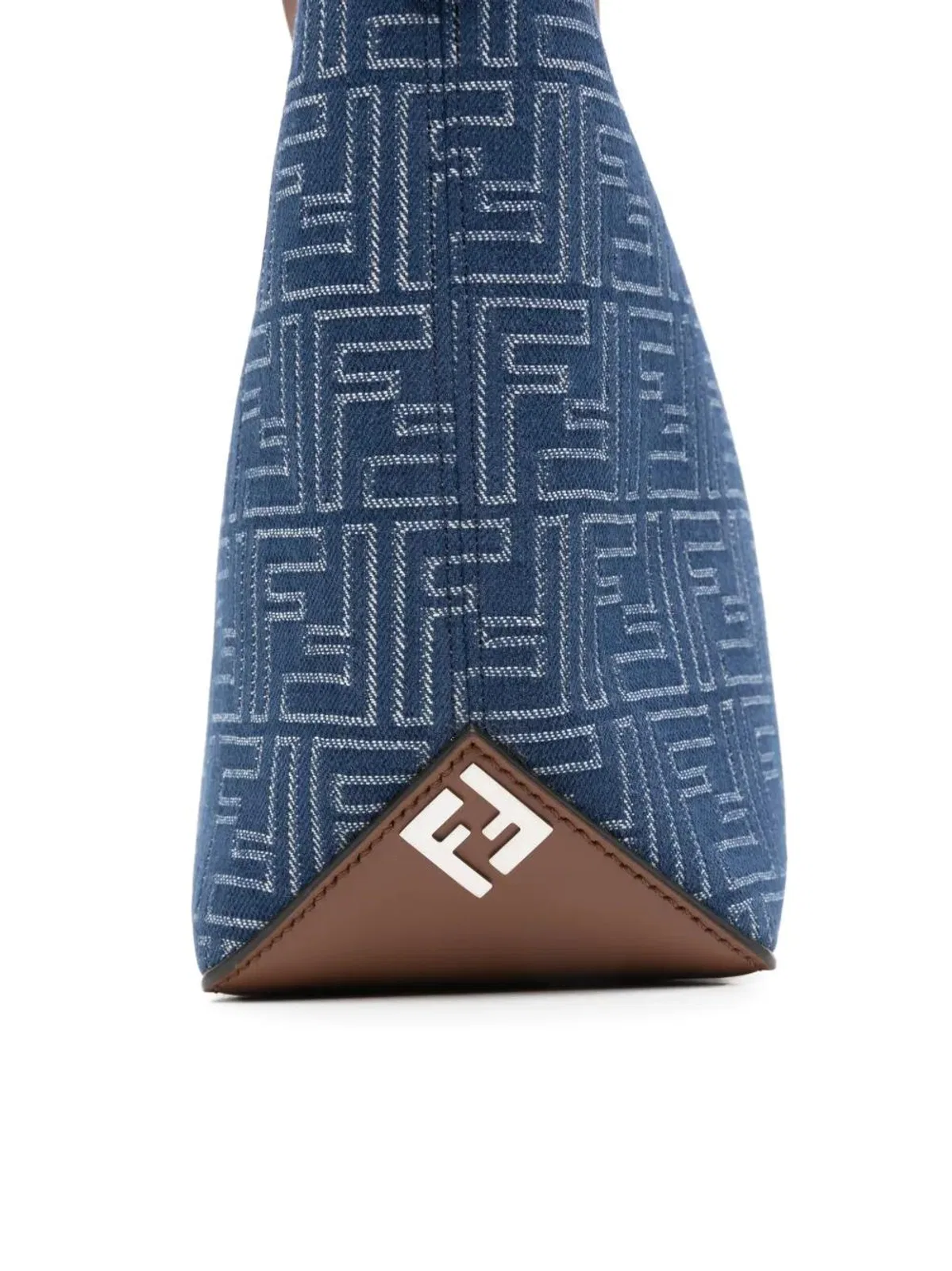 Fendi Canvas And Leather Shopping Bag
