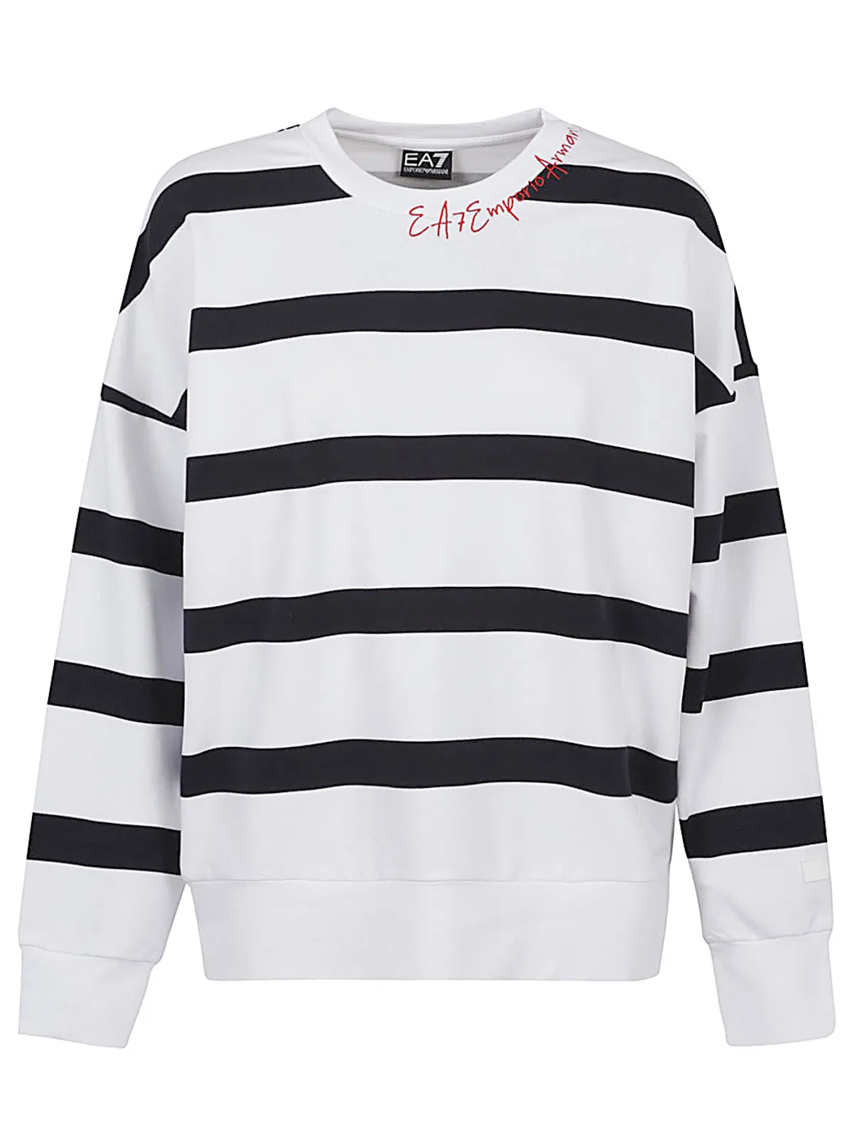 EA7 White Cotton Clothing Sweaters