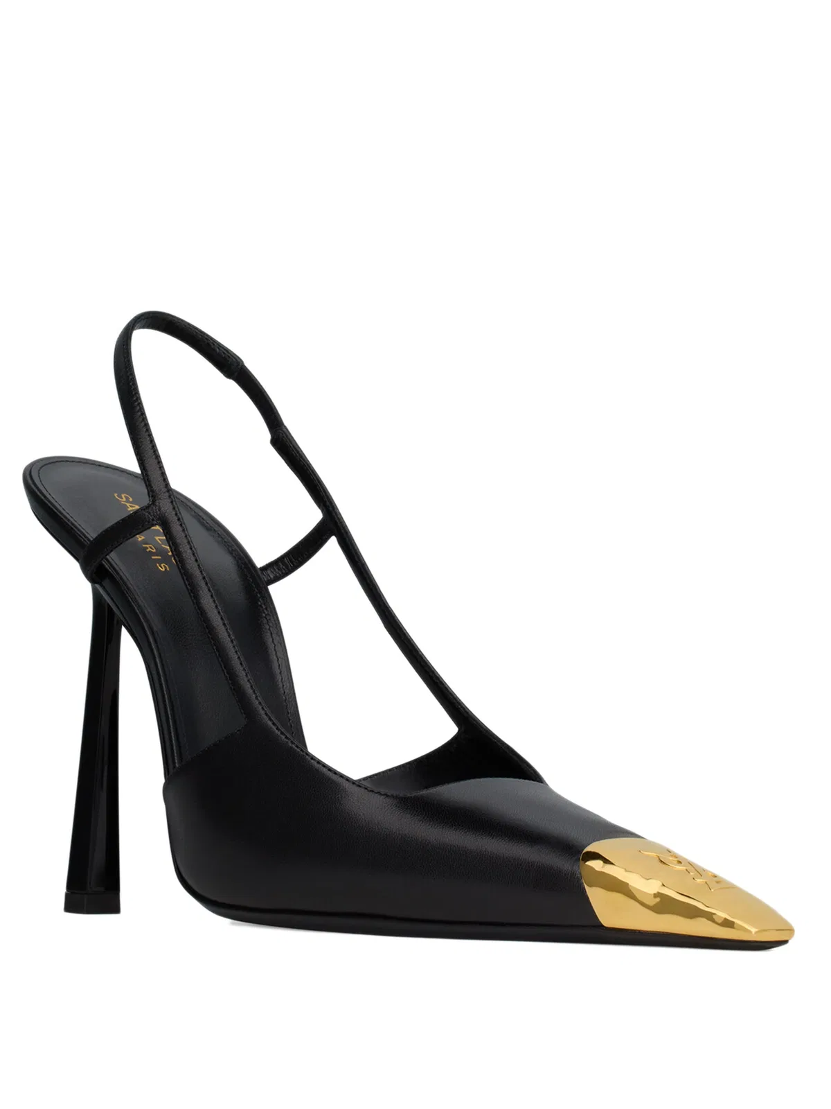 Saint Laurent Black Leather Jeanne Pumps