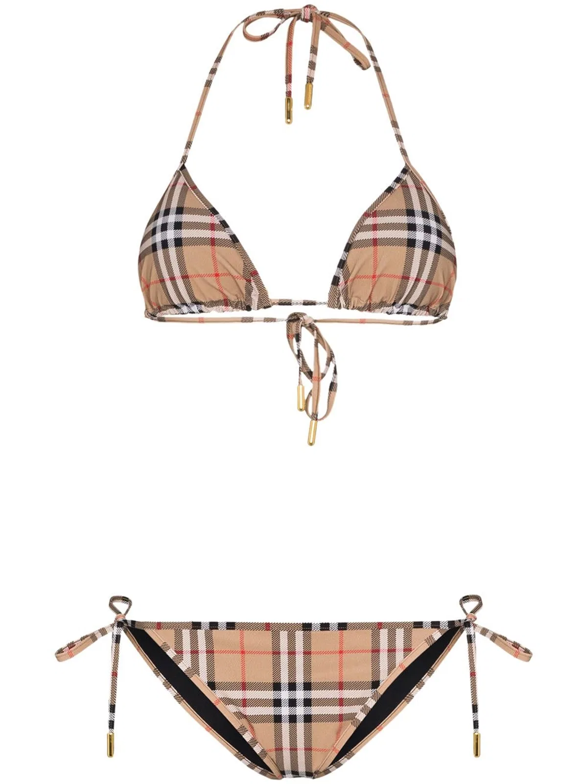 Burberry Beige Check Cobb2 Bikini