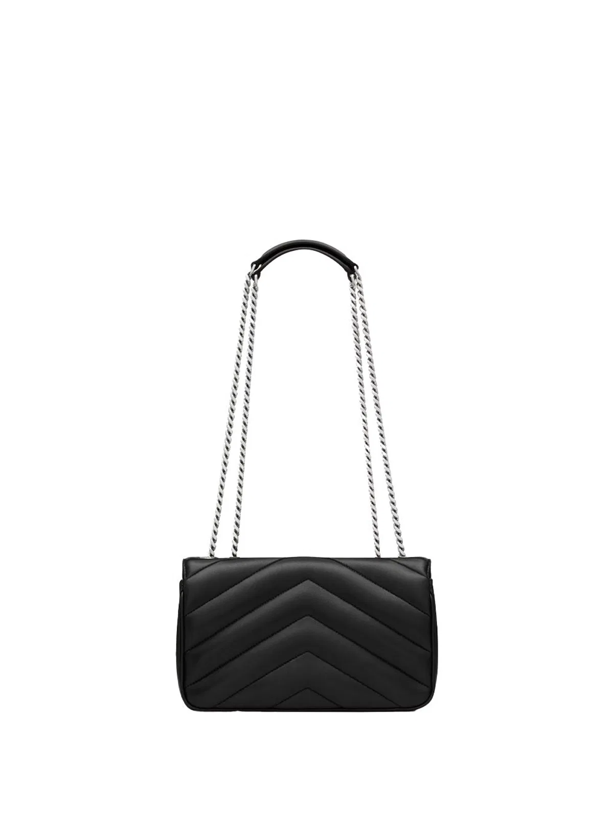 Saint Laurent Loulou Bag In Quilted Chevron Leather