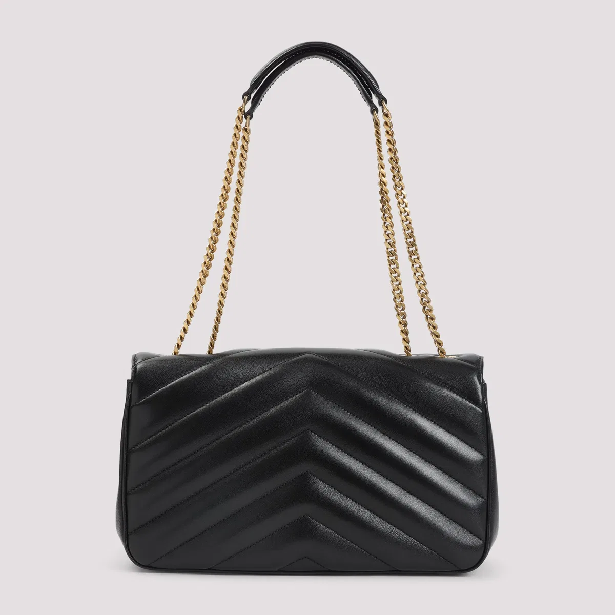 Saint Laurent Loulou Media Leather Bag