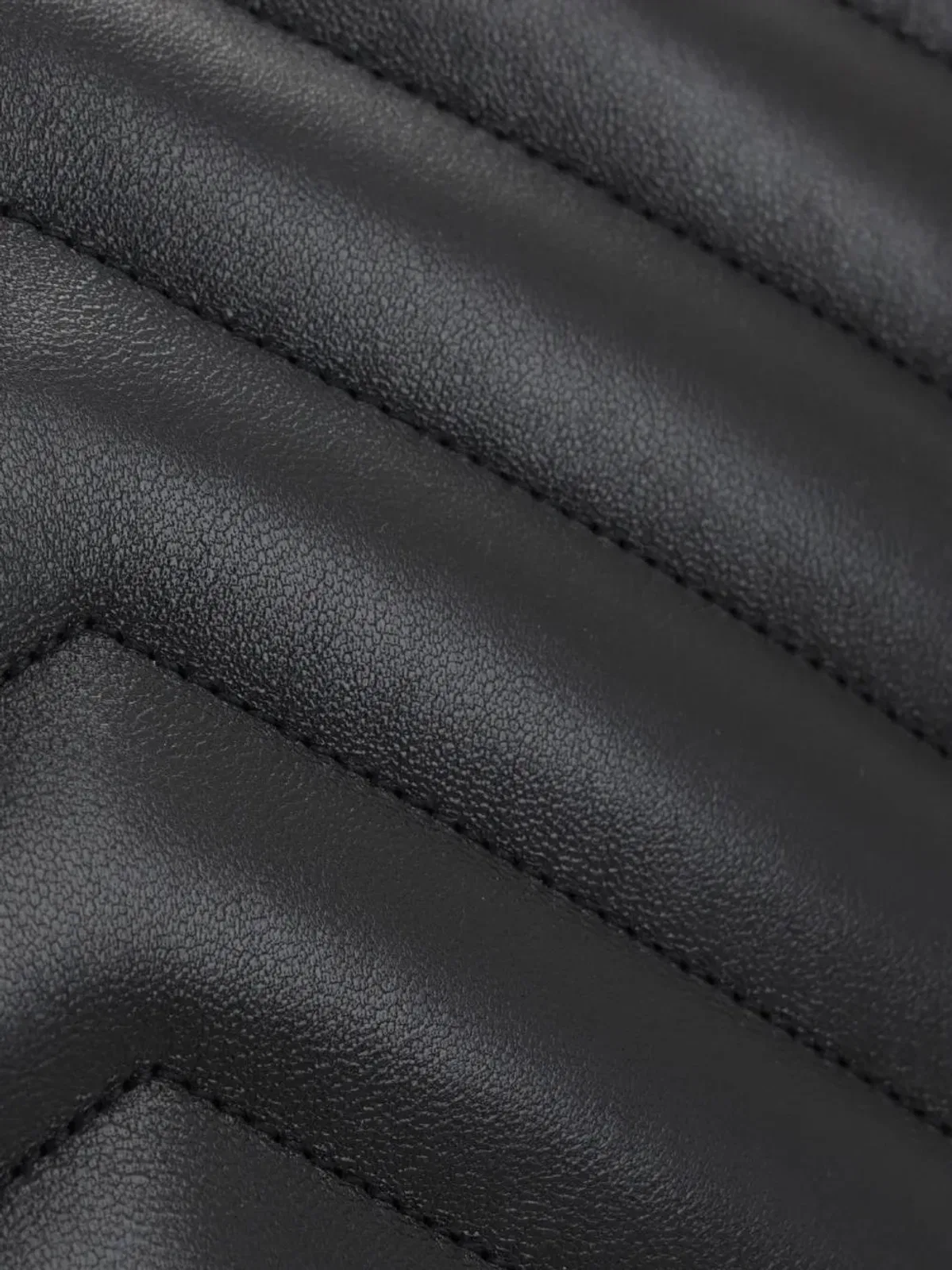 Saint Laurent Black Leather Large Lou Lou Shoulder Bag