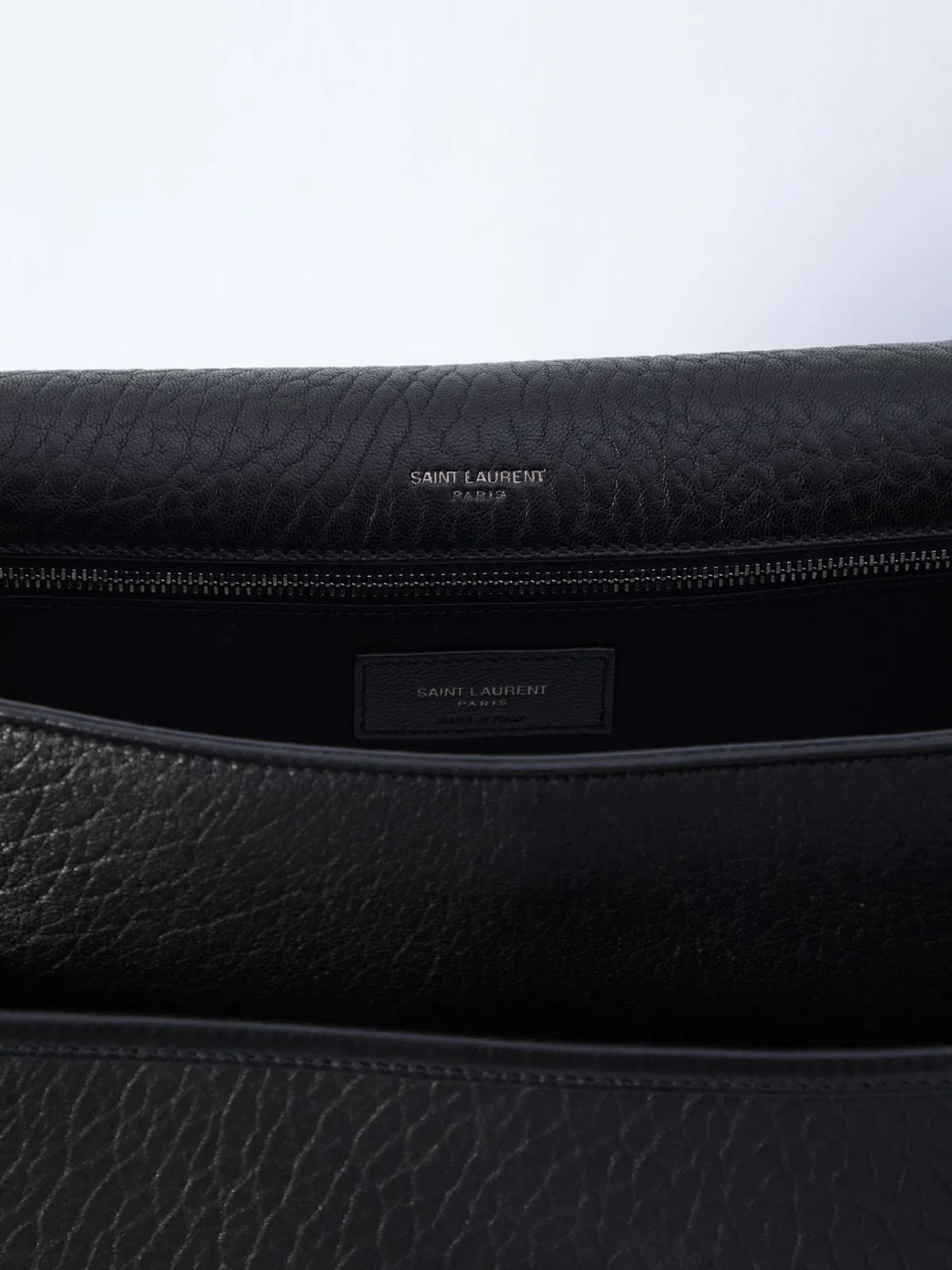 Saint Laurent Black Leather Large Niki Bag