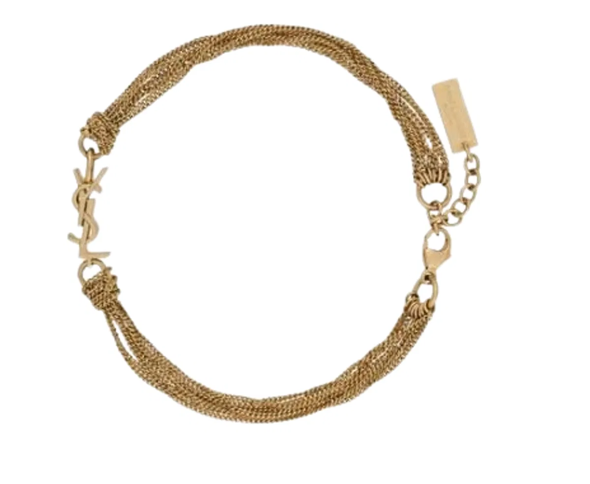 Saint Laurent Dore Cassandre Bracelet