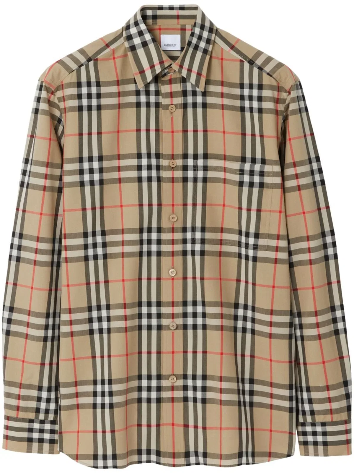 Burberry Embroidered Poplin Shirt