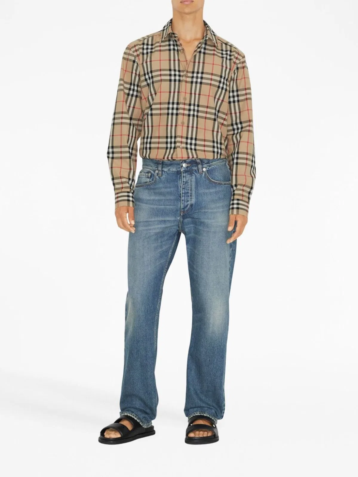 Burberry Embroidered Poplin Shirt