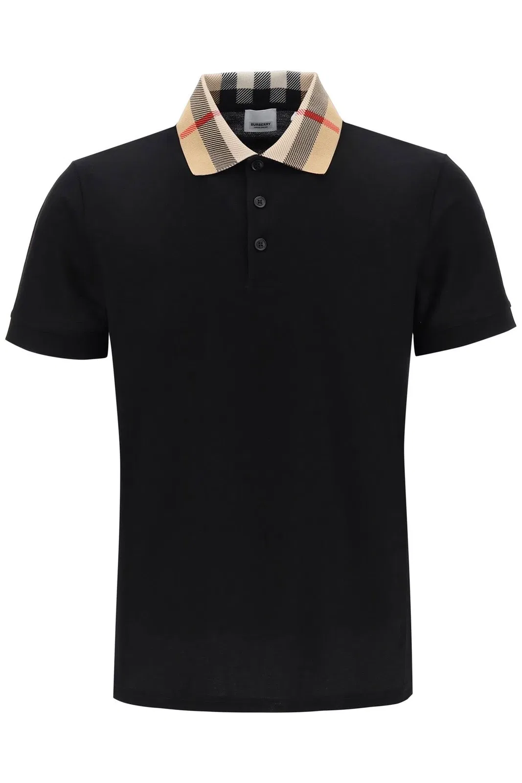 Burberry Black Piquet Polo Shirt