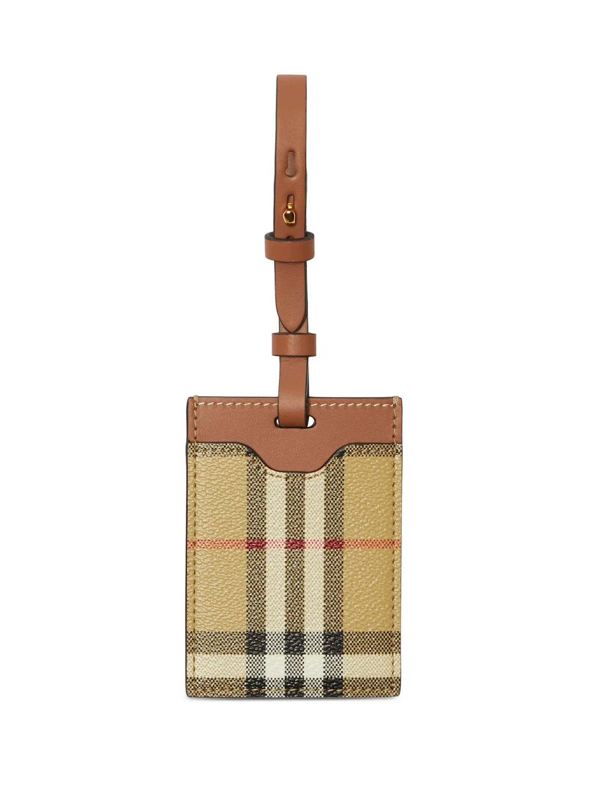 Burberry Men Brown Cotton Voyage Bag
