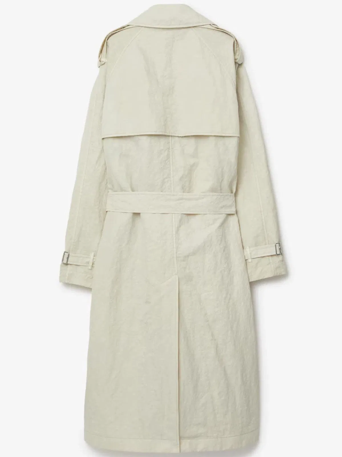 Burberry Nude Long Cashmere Trench Coat