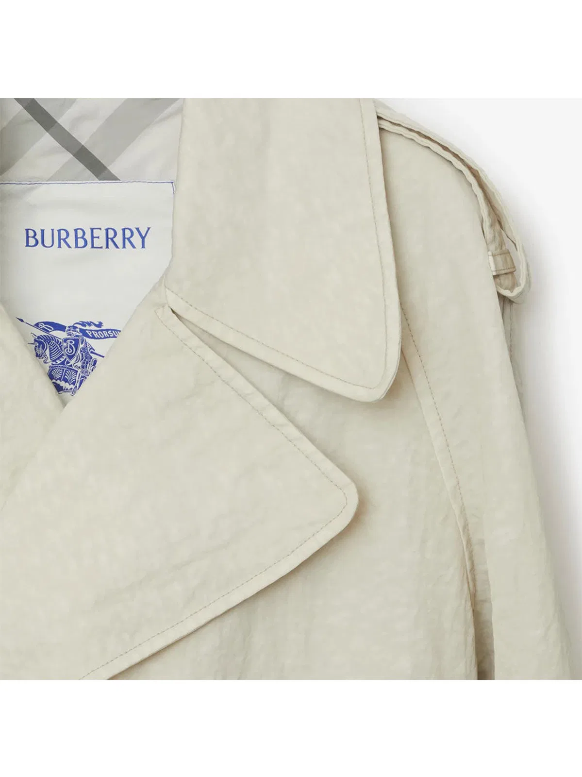 Burberry Nude Long Cashmere Trench Coat