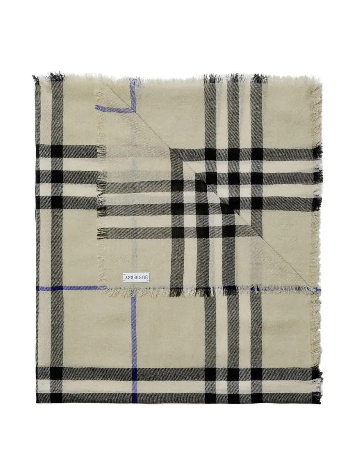 Burberry Lightweight Lichen Wool Scarf