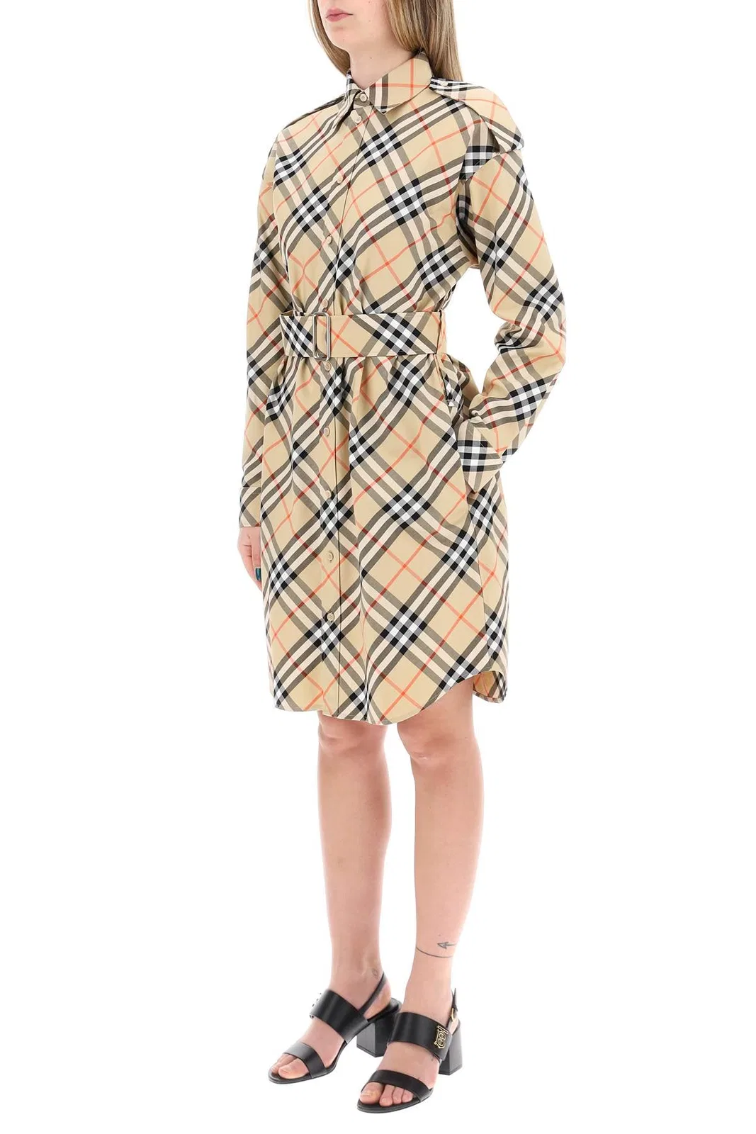 Burberry Embroidered Cotton Dress