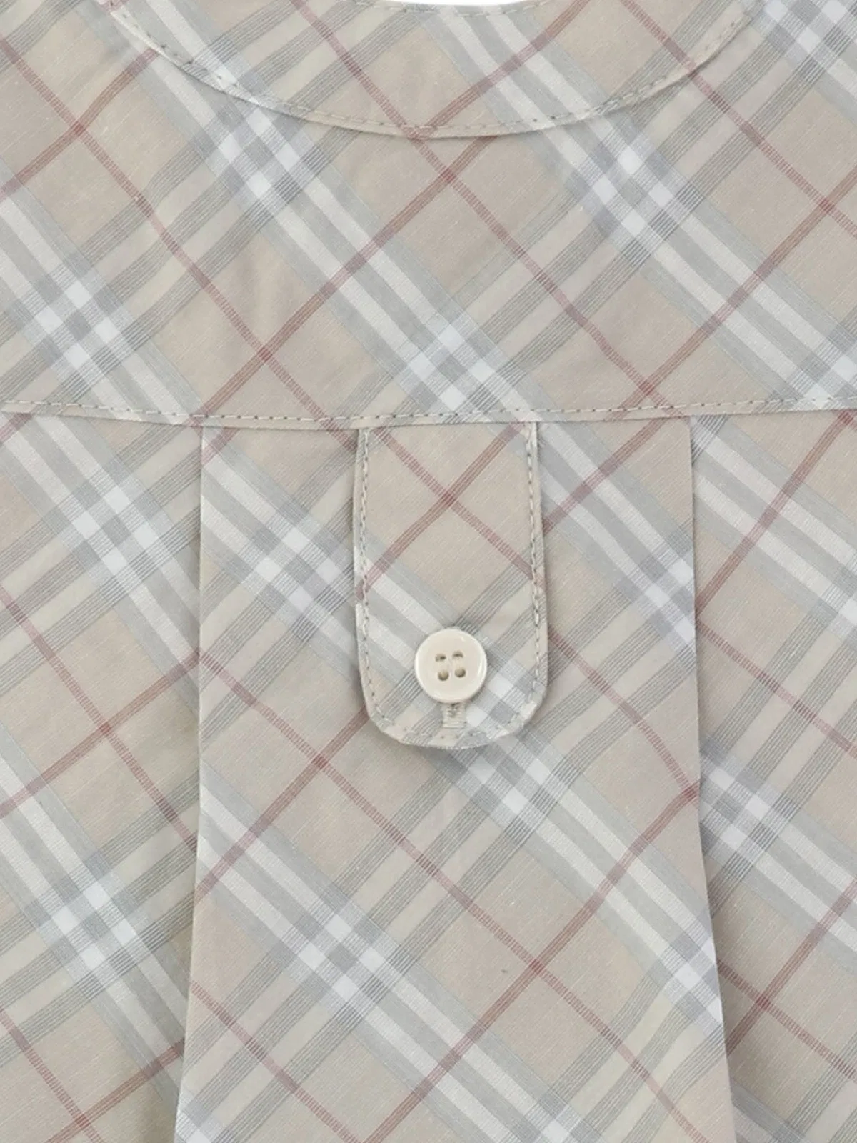 Burberry Kids Check Cotton Playsuit