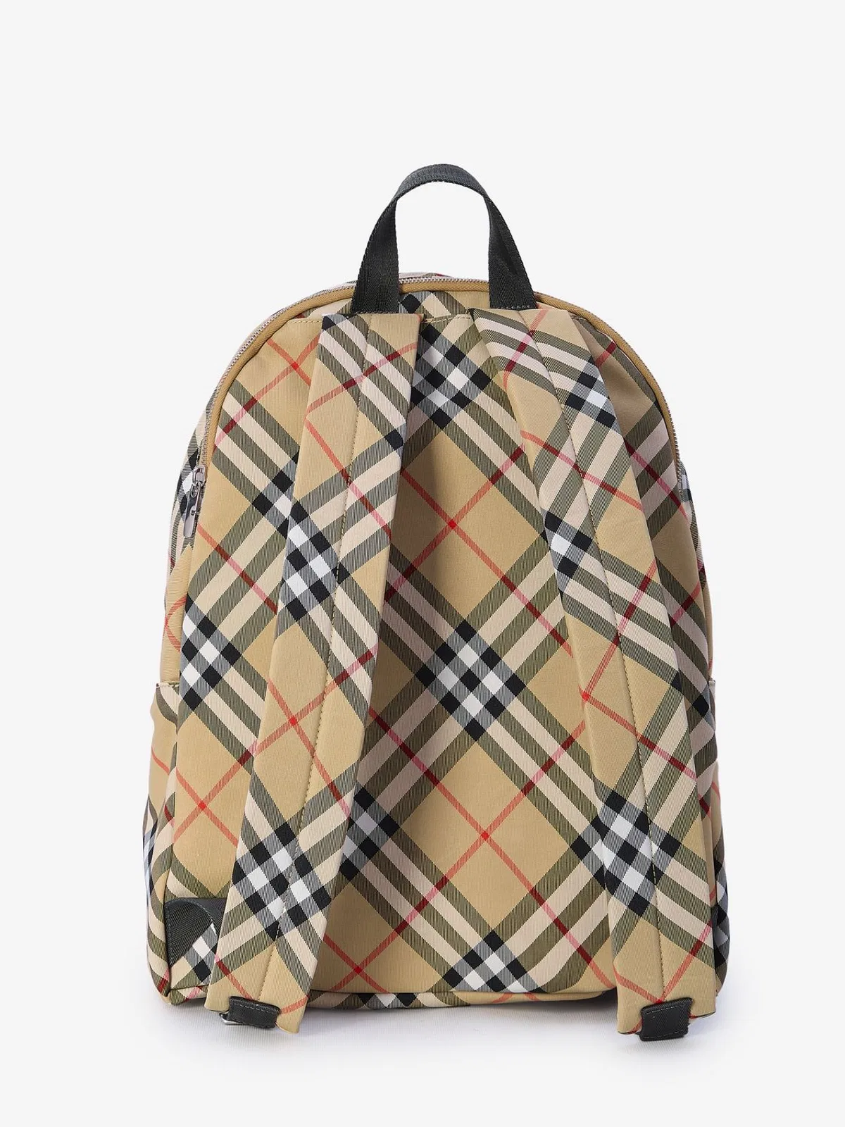 Burberry Embroidered Fabric Check Backpack