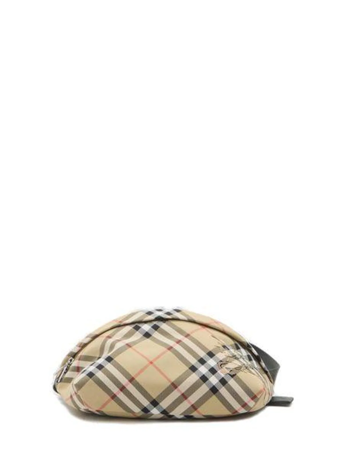 Burberry Embroidered Fabric Check Belt Bag