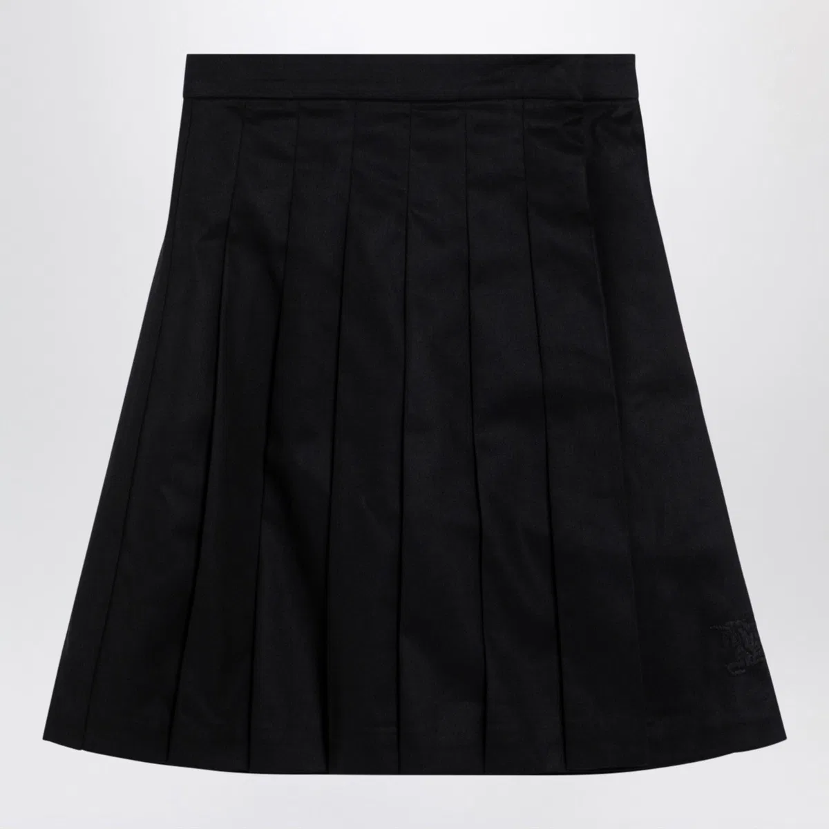 Burberry Black Cotton-Blend Skirt