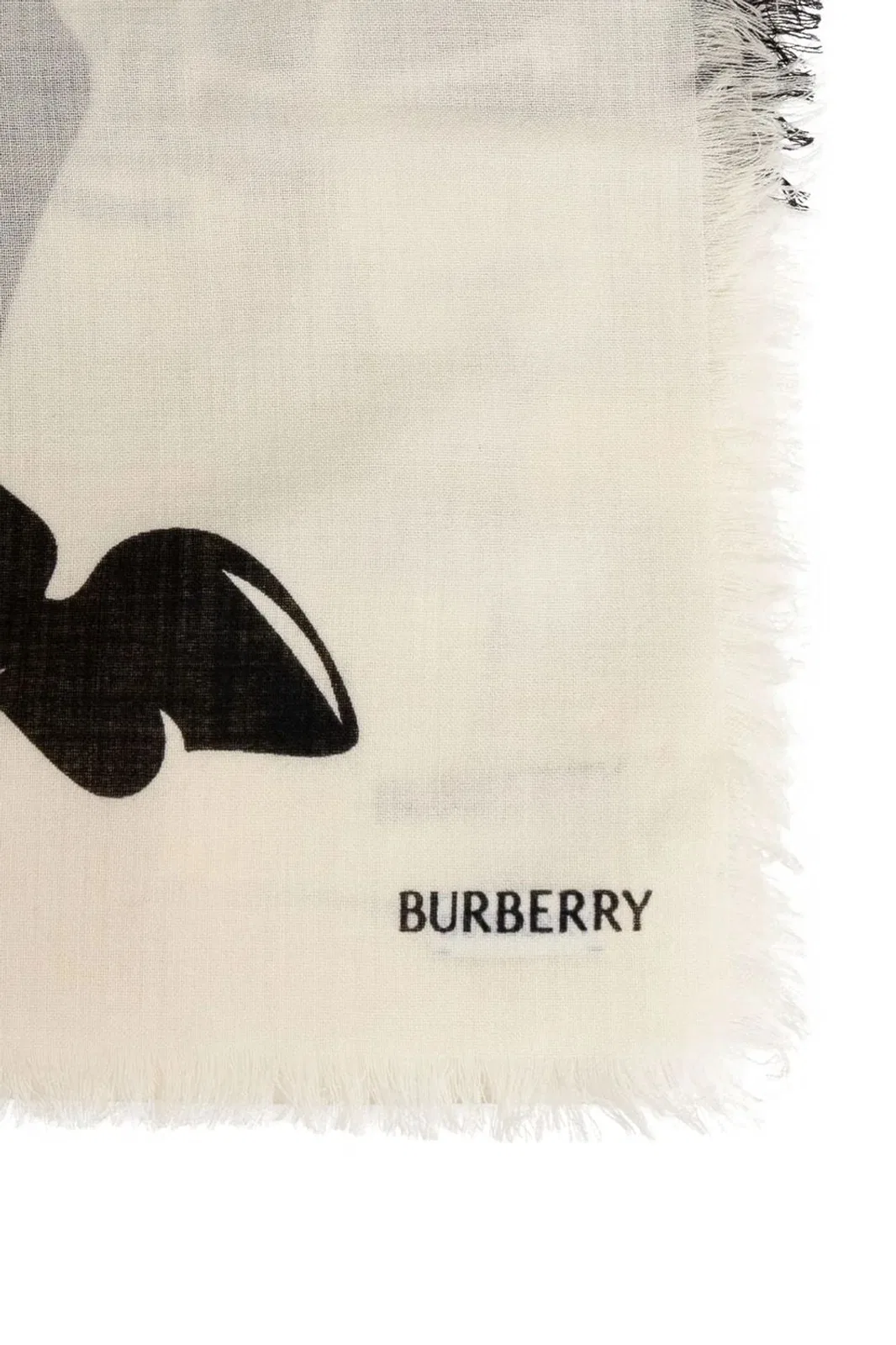 Burberry Embroidered Wool Scarf