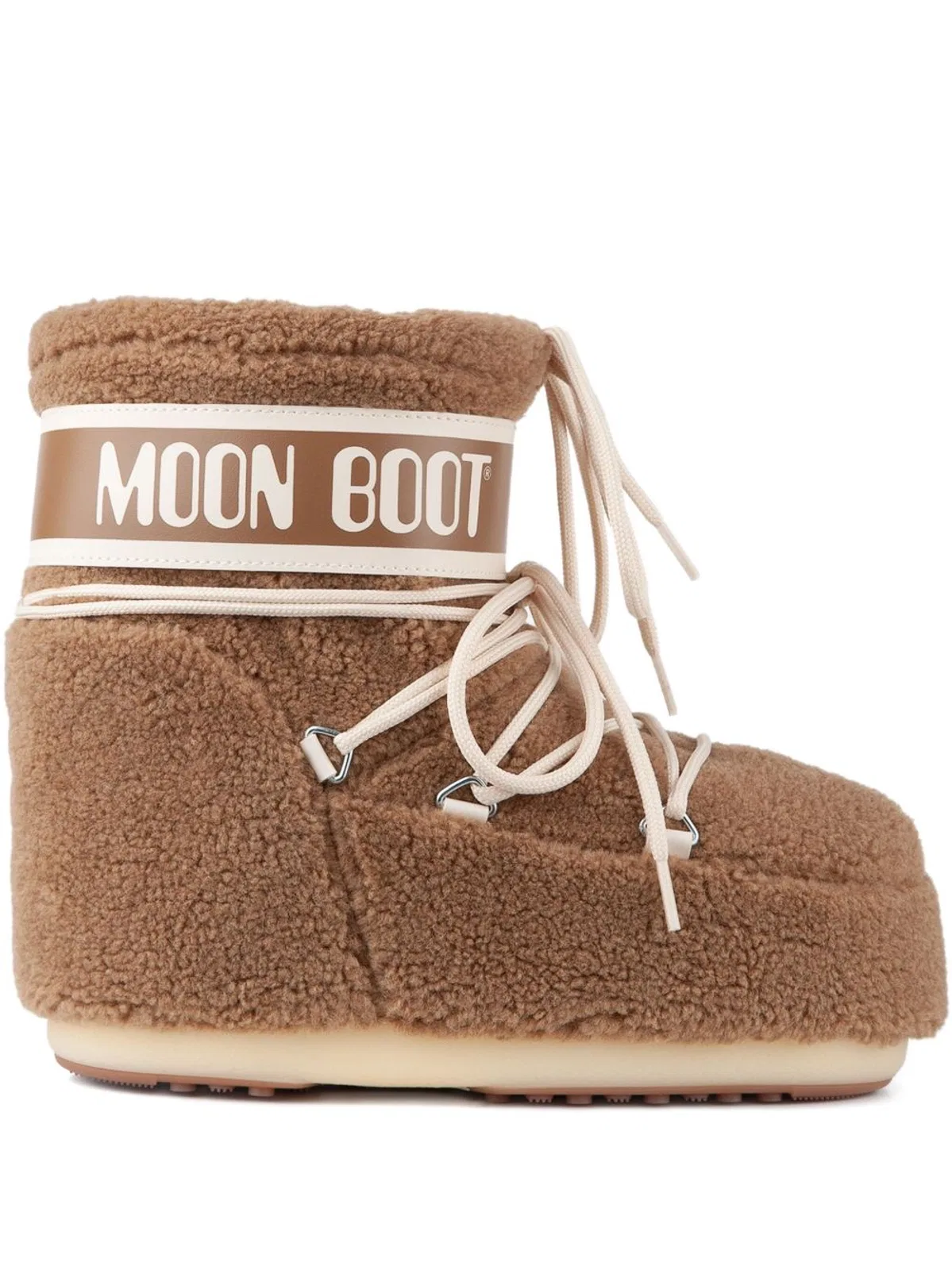 Moon Boot Icon Low Camel Fleece Boots