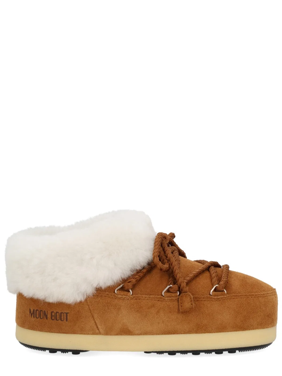Junya Watanabe Man x New Balance Moon Boot Evx Suede Mules With Sheepskin
