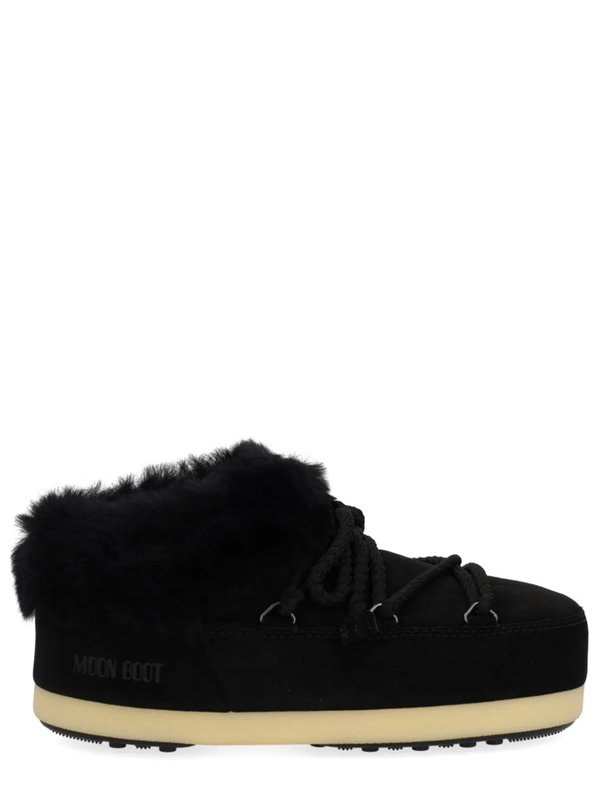 Junya Watanabe Man x New Balance Moon Boot Evx Suede Mules With Sheepskin