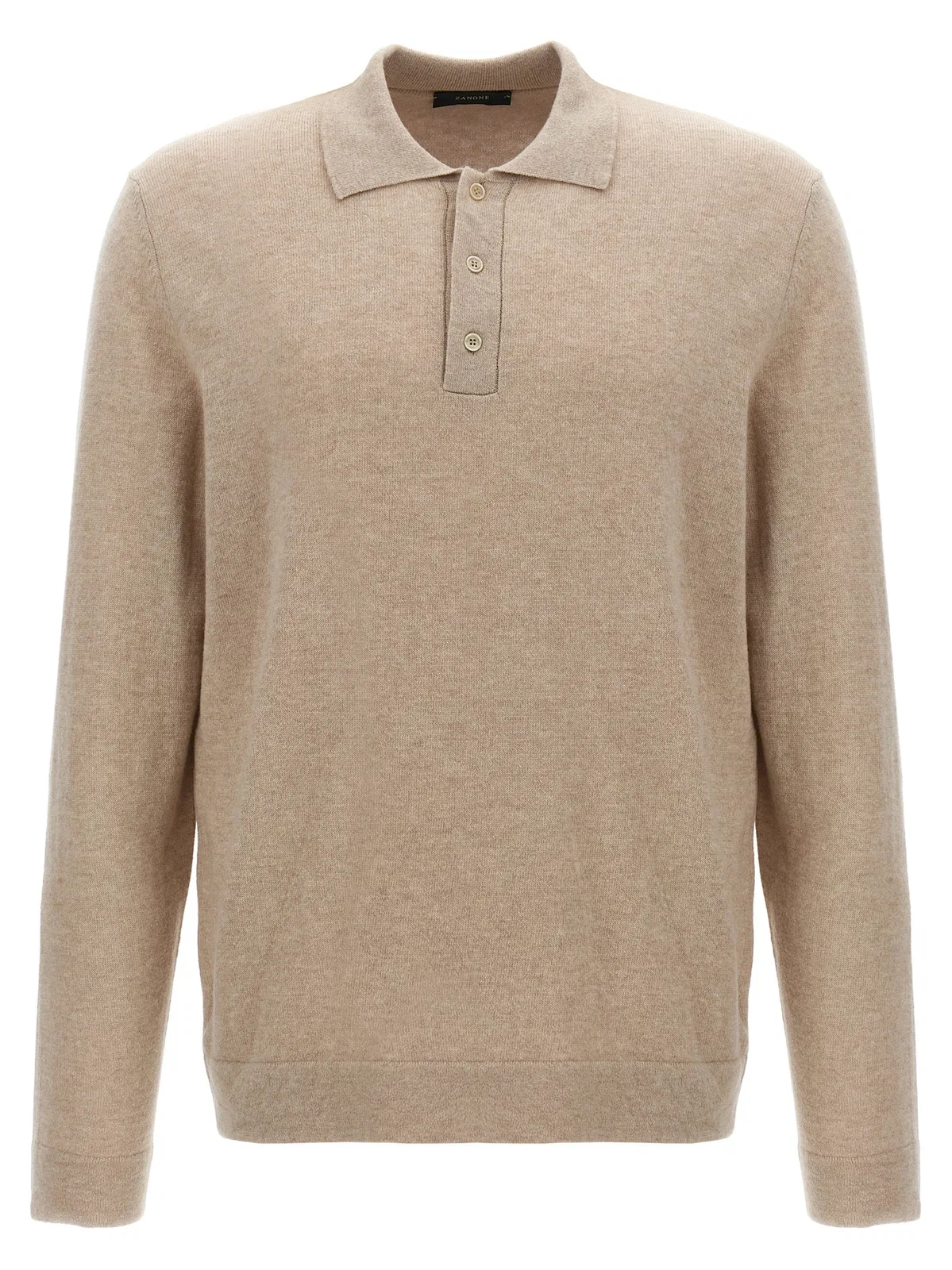 Zanone Cashmere Wool Polo Shirt