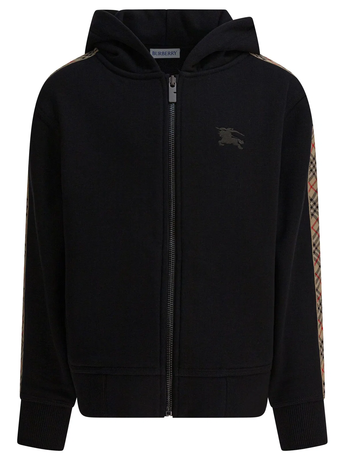 Burberry Kids Black Cotton Sweatshirt